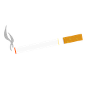 a cigarette